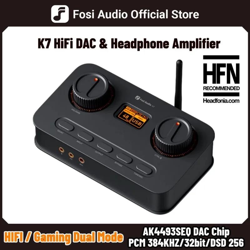 DAC Foss K7 HiFi DAC Audio - Fosi Audio